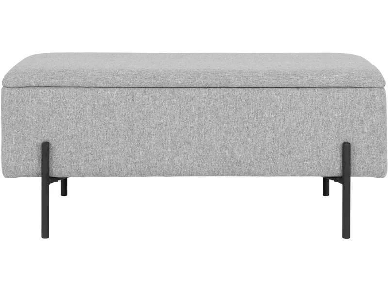 House Nordic Sitztruhe Watford 36.5 x 95 x 46 cm, Hellgrau House Nordic Sitztruhe Watford 36.5 x 95 x 46 cm, Hellgrau