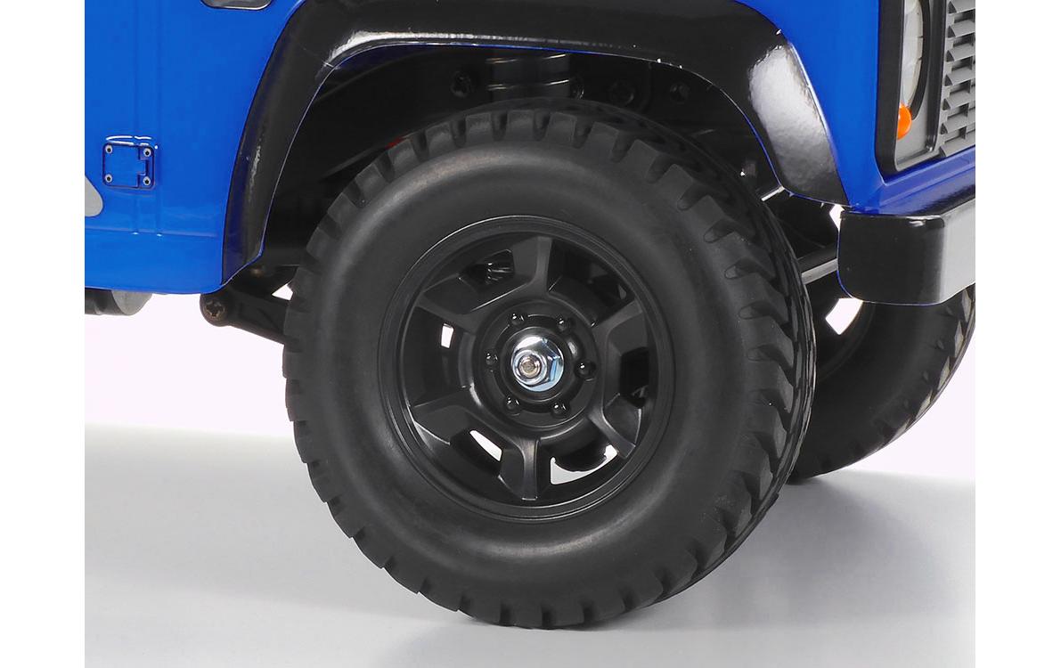 Tamiya Scale Crawler Land Rover Defender D90 Blau, CC-02 1:10, Kit
