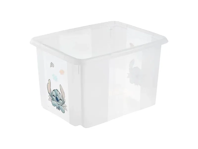 keeeper Karolina Stitch Aufbewahrungsbox Kunststoff 30 L Transparent