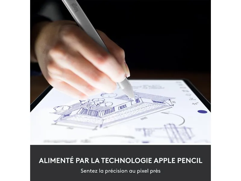 Logitech Eingabestift Crayon Silber