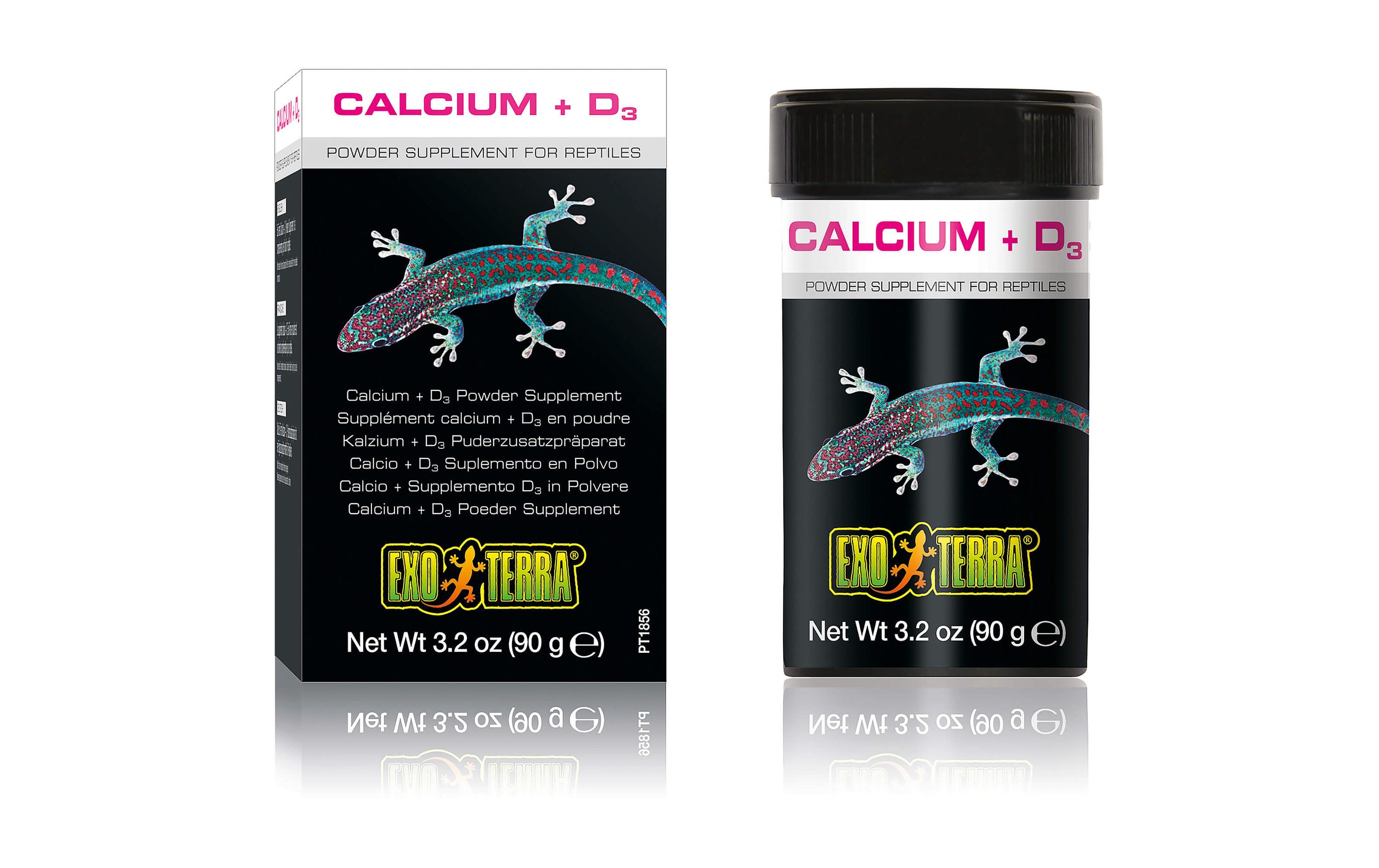 Exo Terra Zusatzpräparat Calcium +D3, 90 g Exo Terra Zusatzpräparat Calcium +D3, 90 g