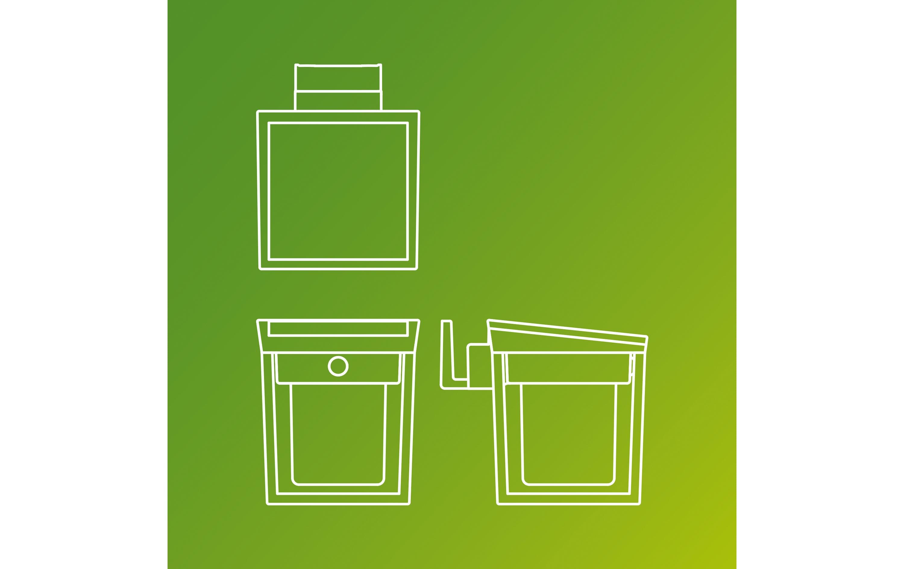 Philips Blaise Wand Solar UE Link 3000K anthrazit