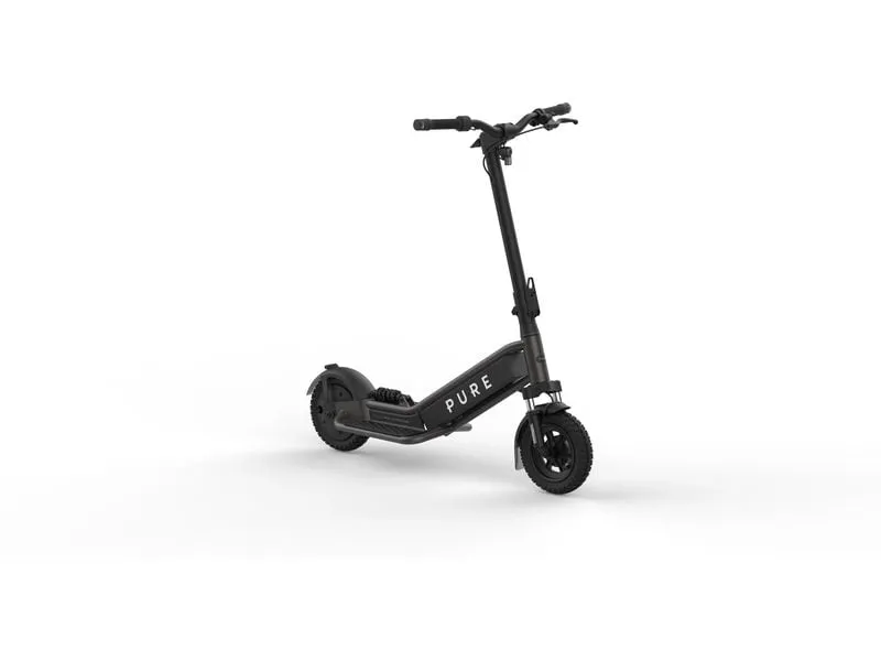 Pure Electric E-Scooter Escape Pro+ Suspension Metallisch Grau Pure Electric E-Scooter Escape Pro+ Suspension Metallisch Grau