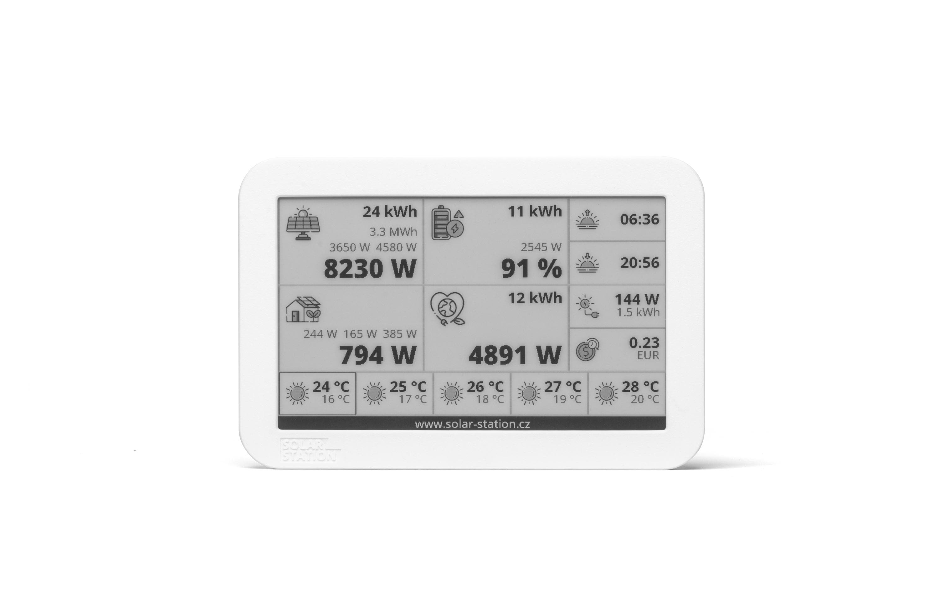 Solar Station Solar Station 7.5'' E-Ink-Display
