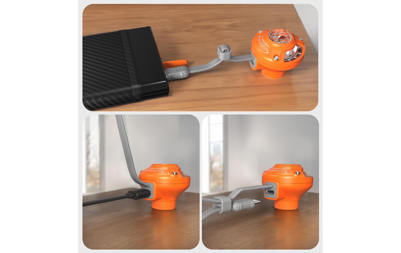 Aerogogo Minipumpe Giga Pump Air, USB-C, 26 g, 300 l/min