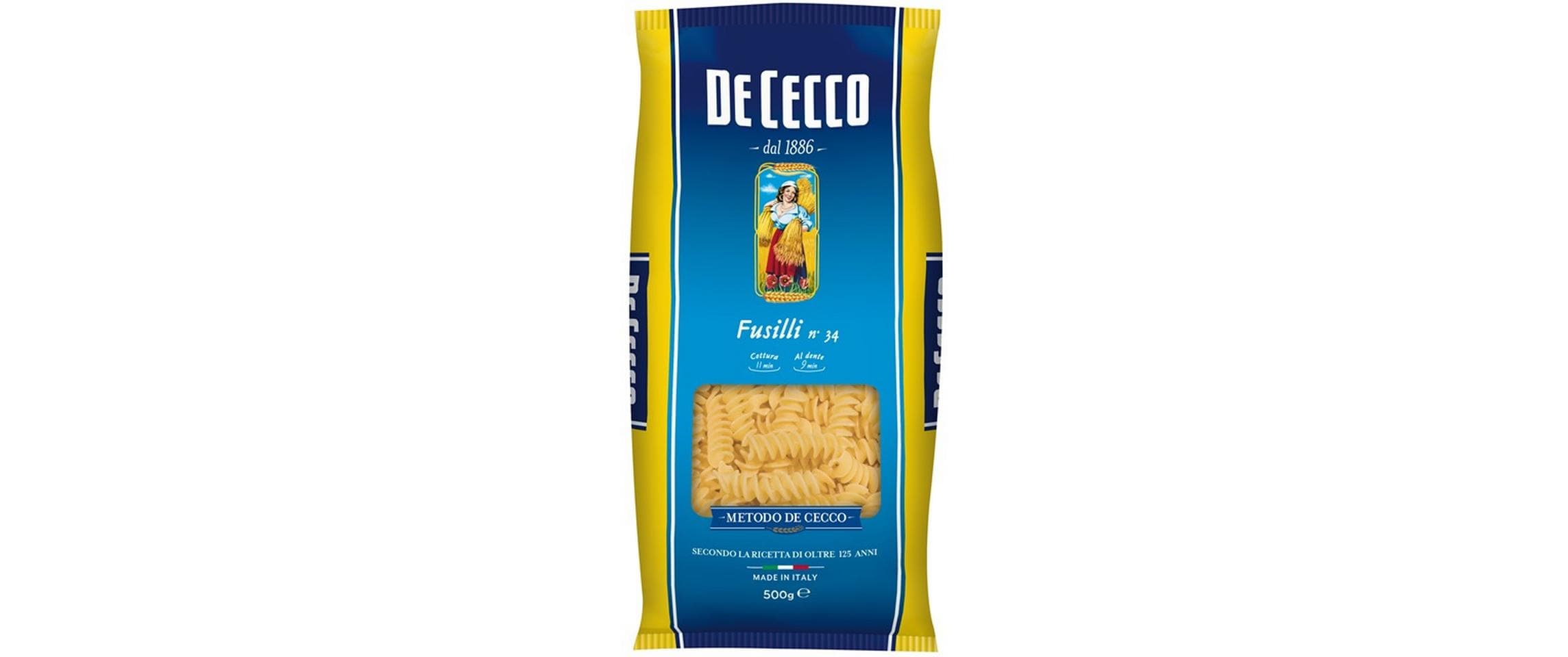 De Cecco Teigwaren Fusilli Nr. 34 500 g