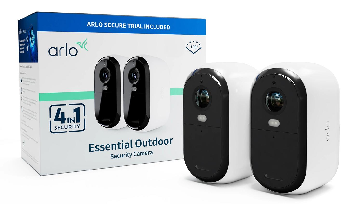 Arlo Outdoor FHD (Gen 2) VMC2250 Weiss, 2er Set mit 2 Halterungen Arlo Outdoor FHD (Gen 2) VMC2250 Weiss, 2er Set mit 2 Halterungen
