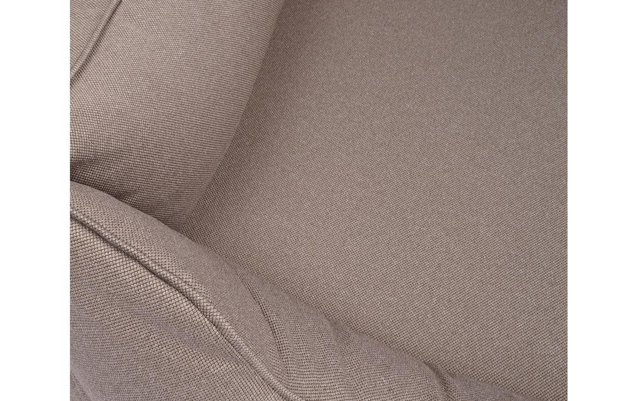 Knuffelwuff Hunde-Bett Leon Velour M – L, 85 x 63 cm, Beige/Grau