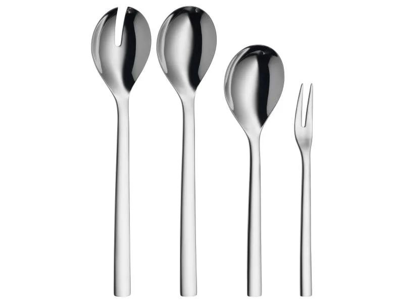 WMF Salatbesteck Nuova 4-teilig, Silber WMF Salatbesteck Nuova 4-teilig, Silber