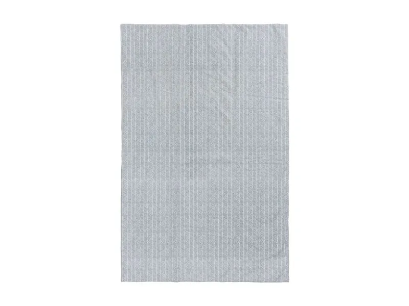 Urbanara Picknickdecke Mallur 130 x 190 cm - Grüngrau / Weiss Urbanara Picknickdecke Mallur 130 x 190 cm - Grüngrau / Weiss