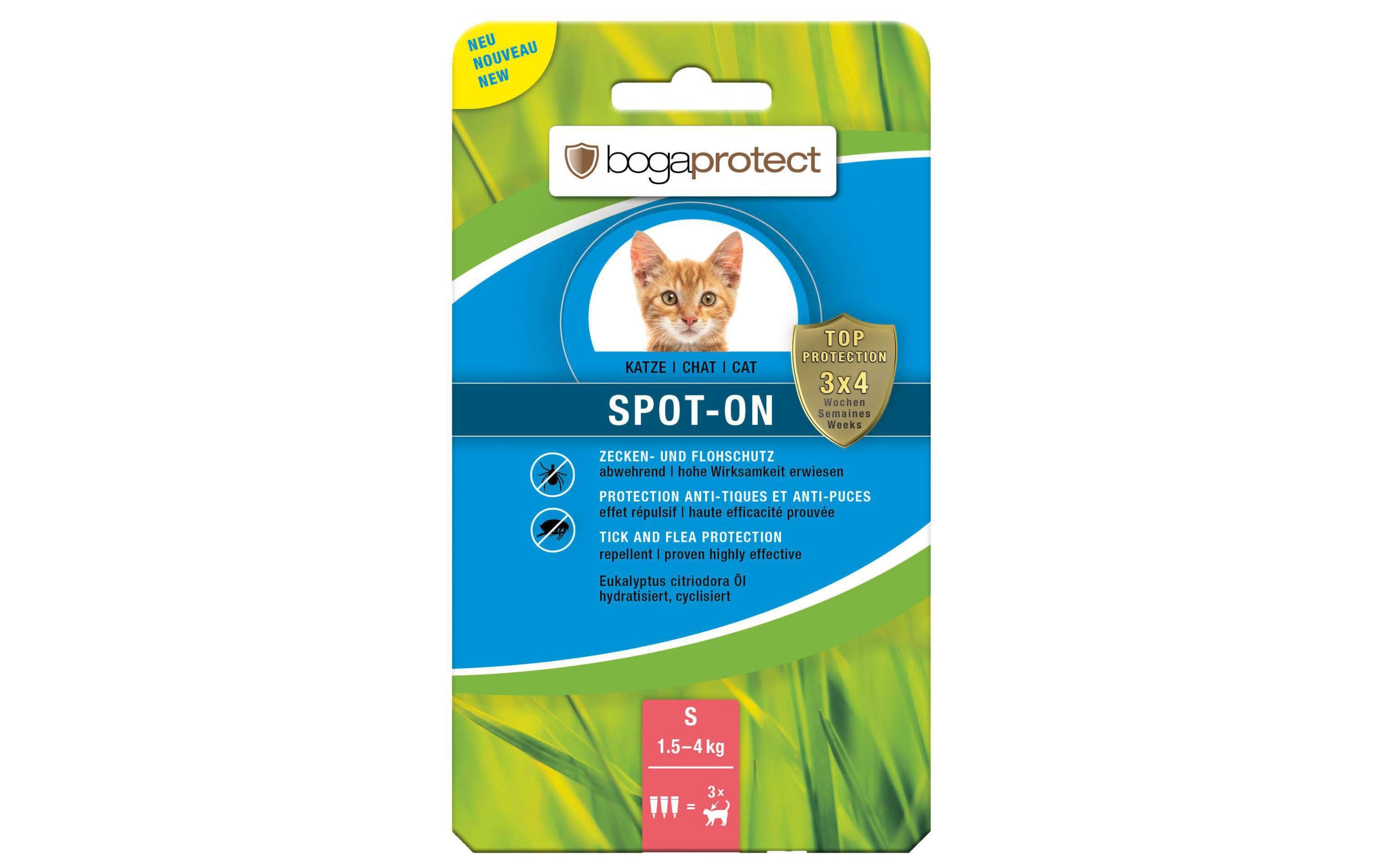 bogar Anti-Parasit-Tropfen bogaprotect Spot-on Katze S bogar Anti-Parasit-Tropfen bogaprotect Spot-on Katze S