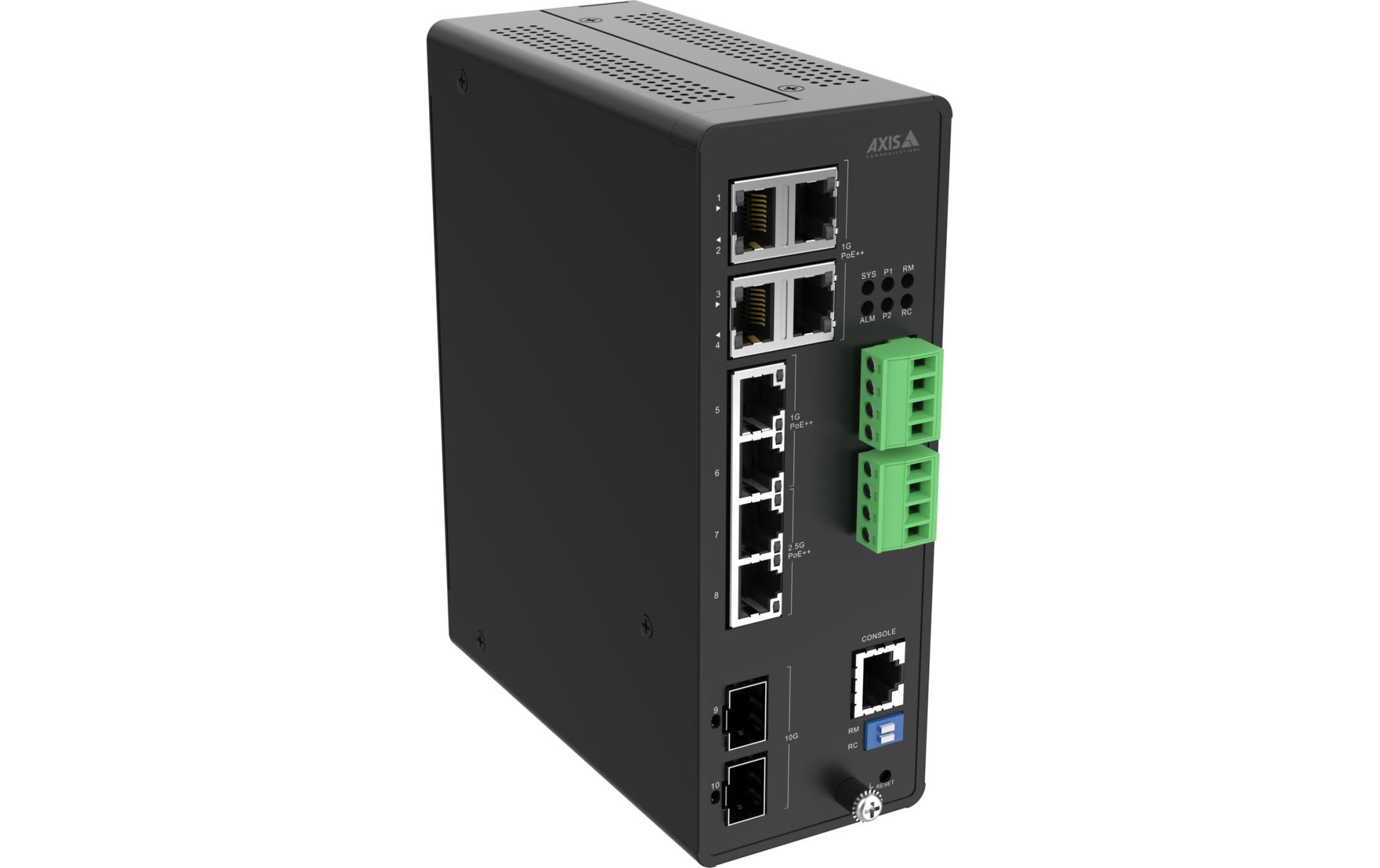 Axis PoE++ Switch D8208-R 10 Port Axis PoE++ Switch D8208-R 10 Port