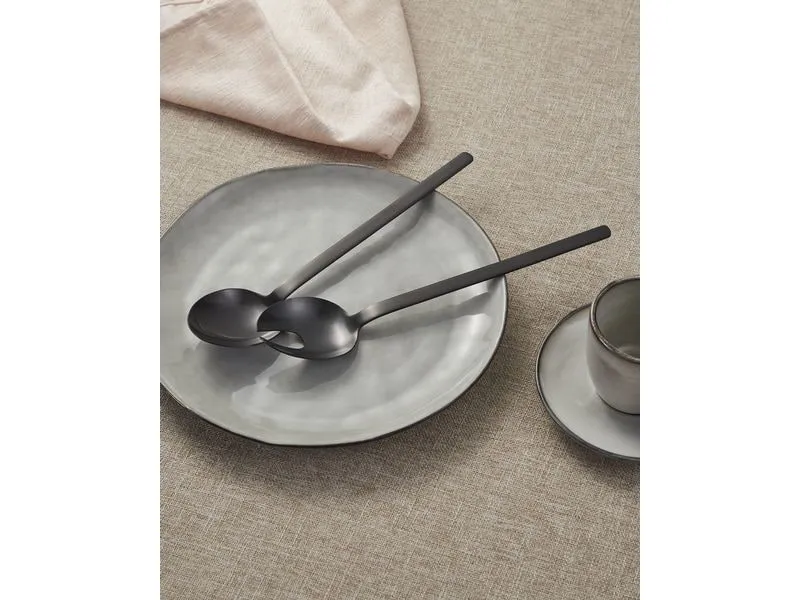 EGLO Salatbesteck Seoni 2-teilig, Schwarz Matt EGLO Salatbesteck Seoni 2-teilig, Schwarz Matt