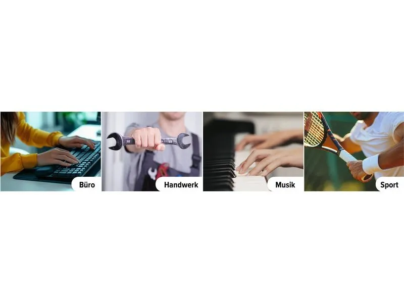 MAXXmee Handgelenk- & Unterarmtrainer anthrazit, drei Stärken