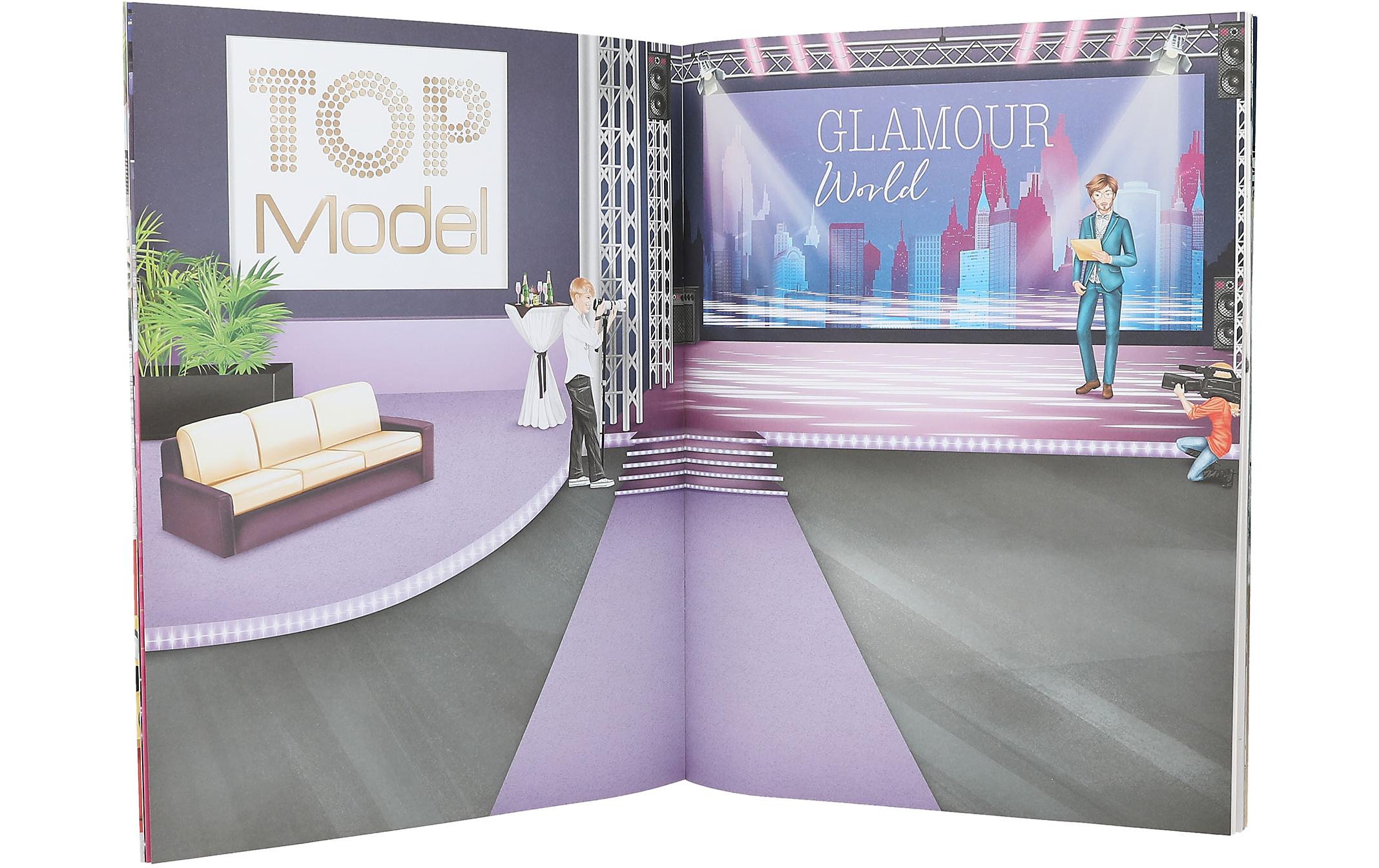 Topmodel Stickerbuch Glamour Top Model 20 Seiten, 6 Seiten Sticker