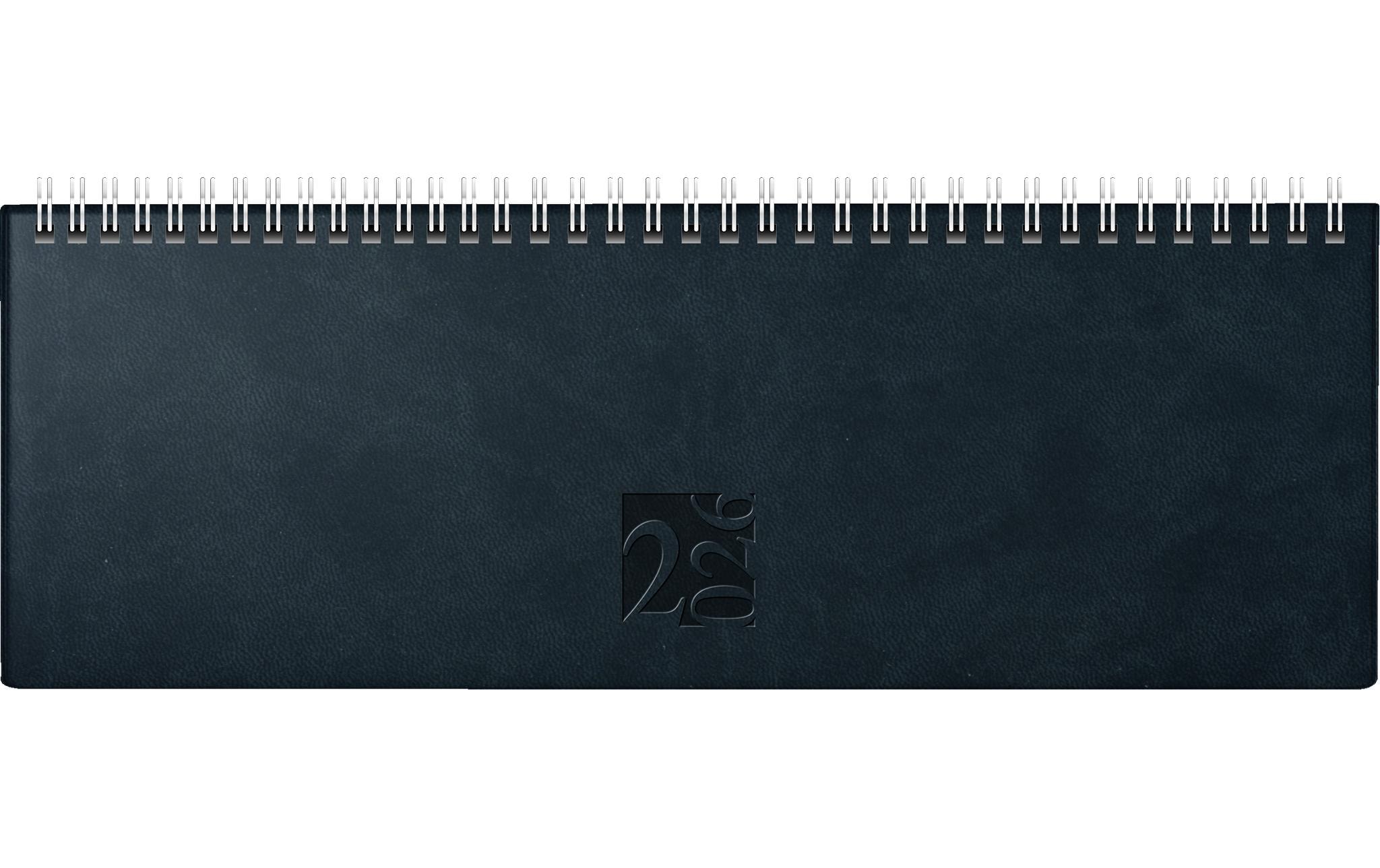 rido idé Tisch-Querkalender AC-Terminer 2026 307 x 105 mm, Schwarz rido idé Tisch-Querkalender AC-Terminer 2026 307 x 105 mm, Schwarz