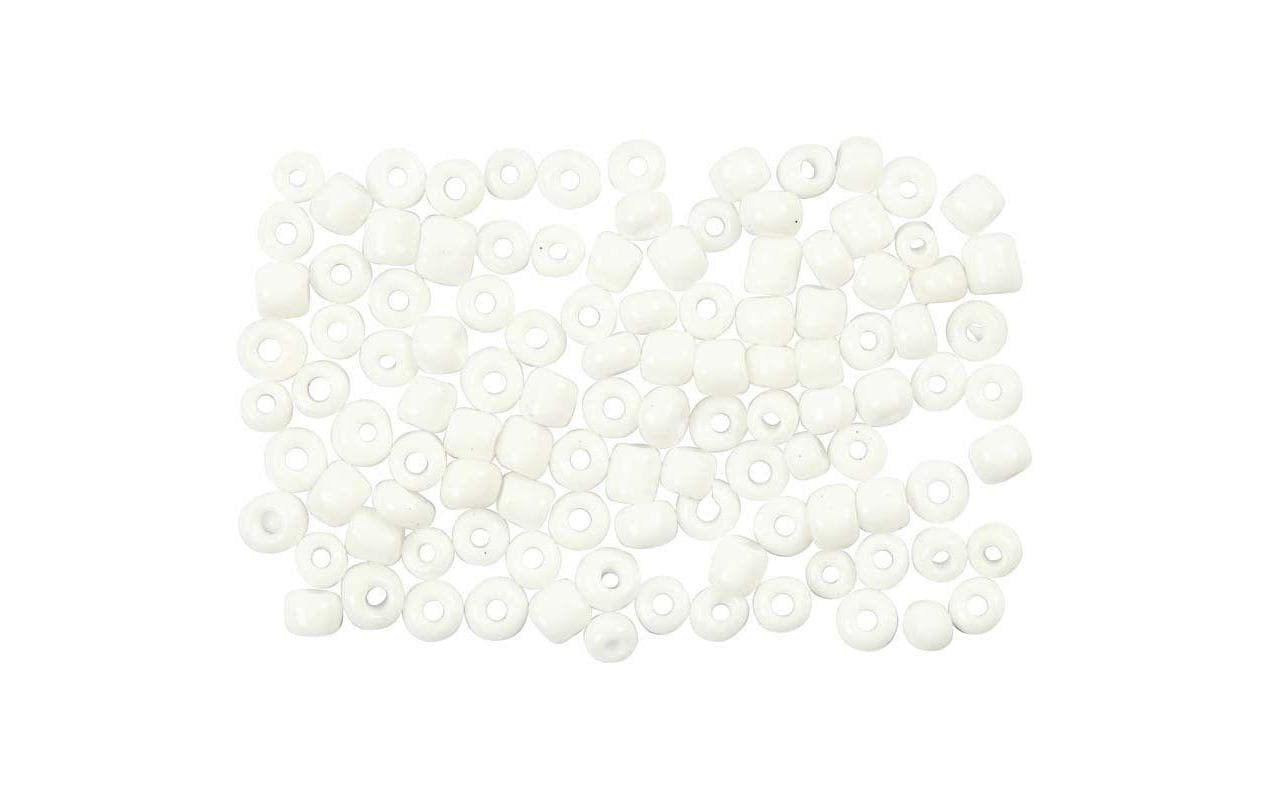 Creativ Company Rocailles-Perlen 8/0 Weiss