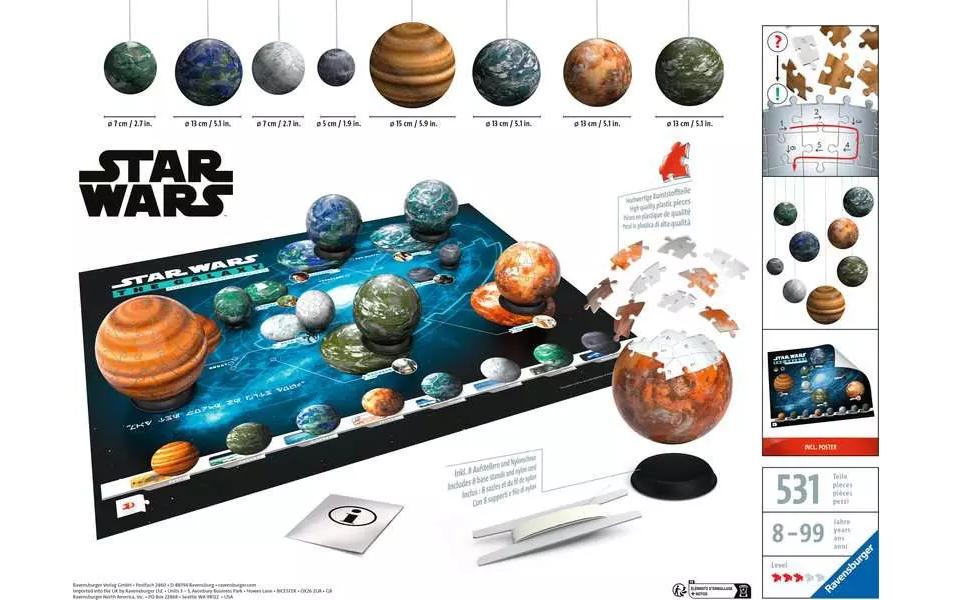Ravensburger 3D Puzzle Ball: Star Wars Galaxie