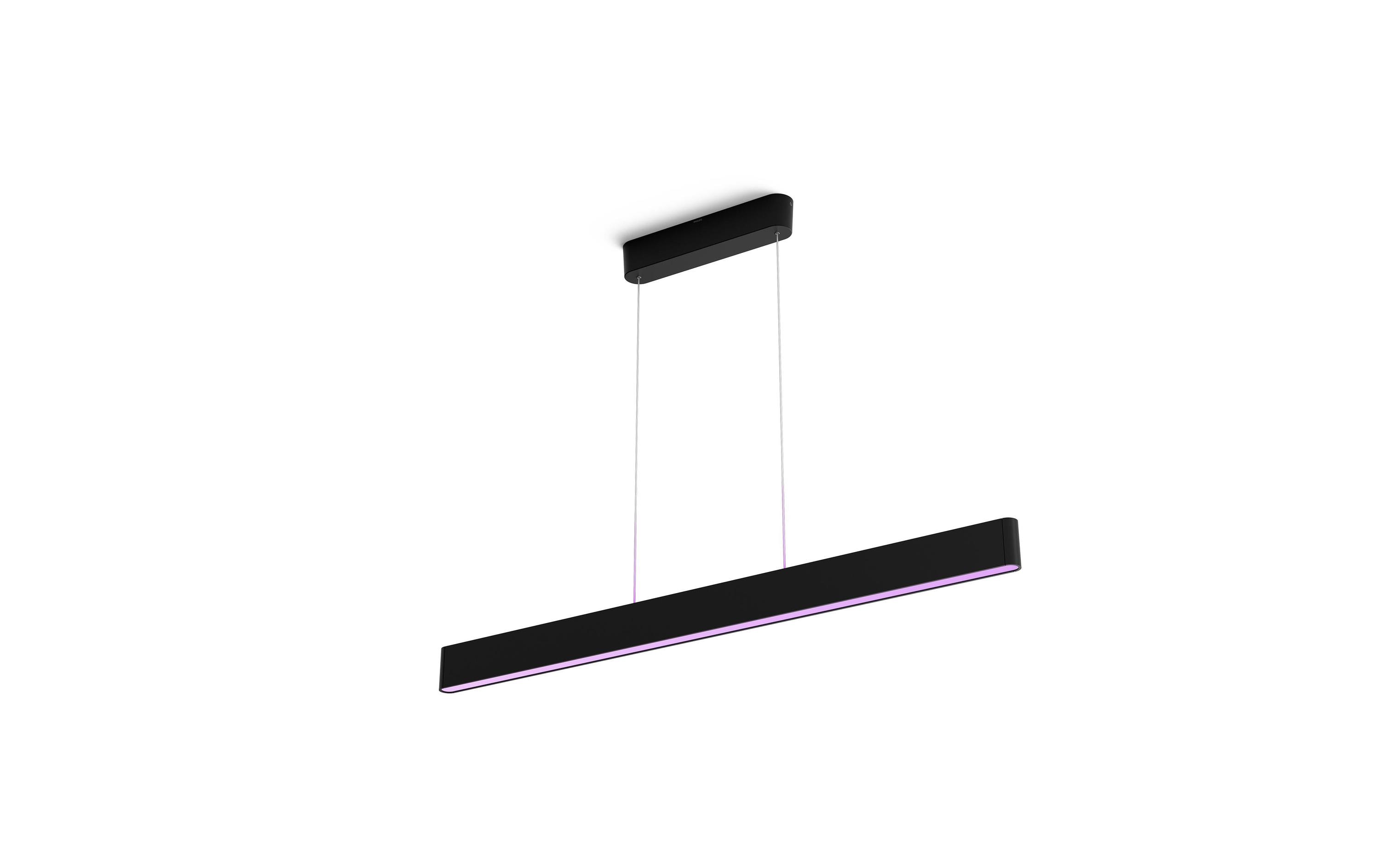 Philips Hue White & Col. Amb. Ensis Pendelleuchte schwarz 4750 lm