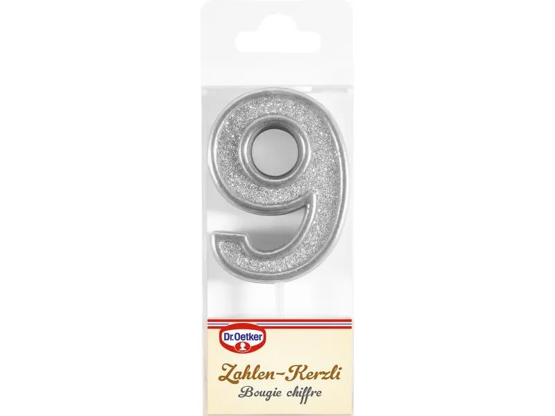 Dr.Oetker Zahlenkerze 9 1 Stück Dr.Oetker Zahlenkerze 9 1 Stück