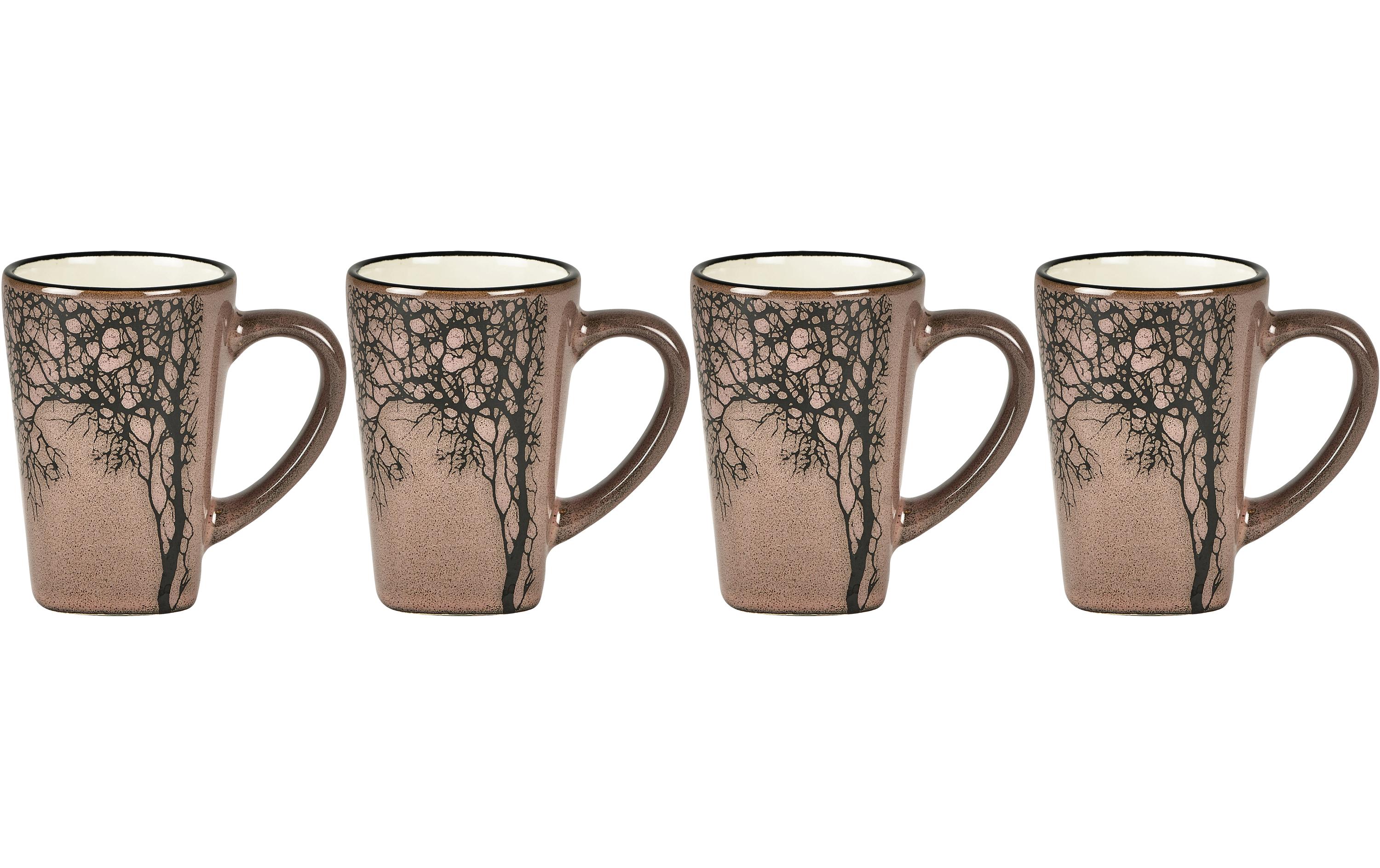 Villa Collection Espressotasse Hela 100 ml , 4 Stück, Dunkelrosa