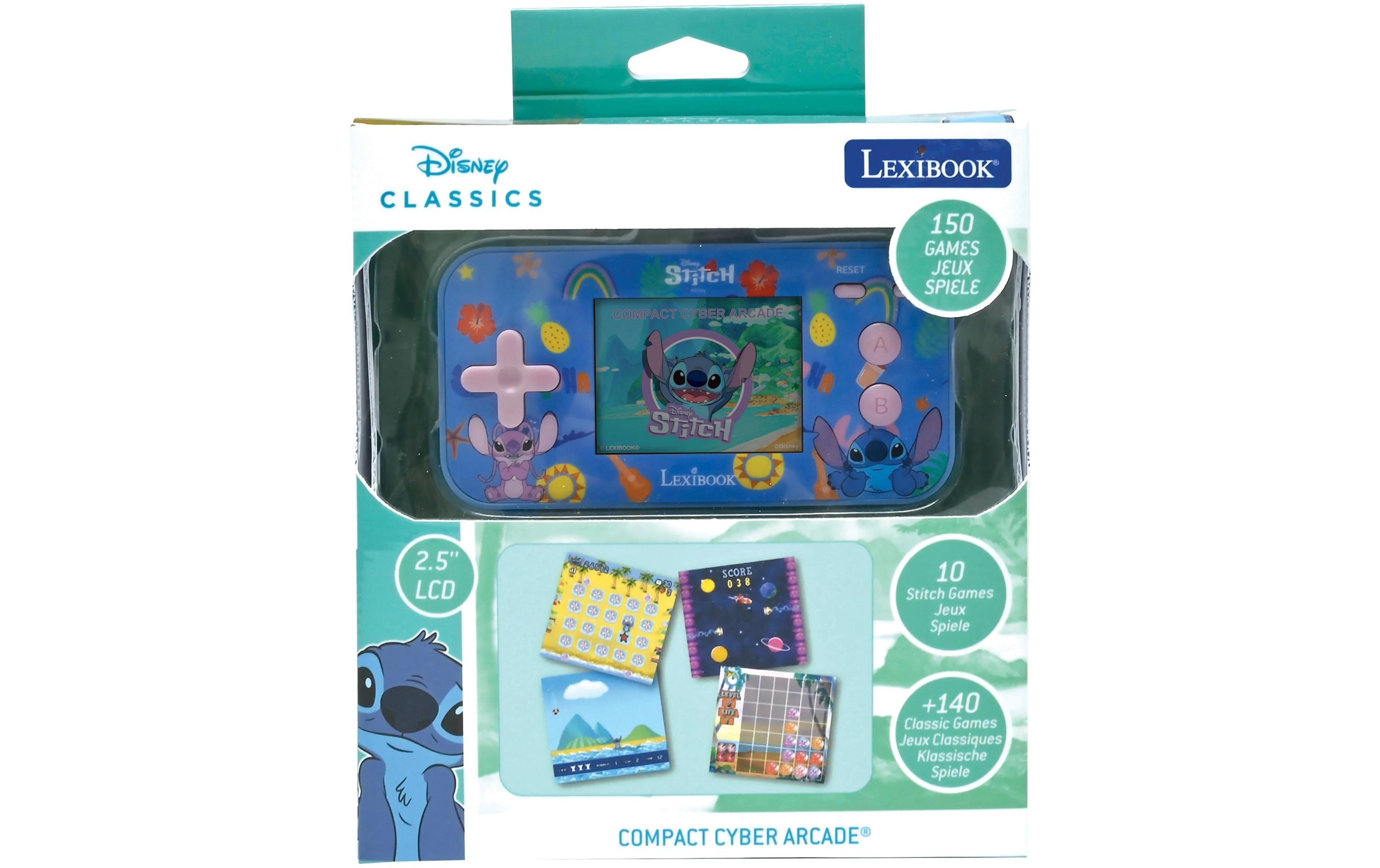 Lexibook Disney Stitch Compact Cyber Arcade Blau