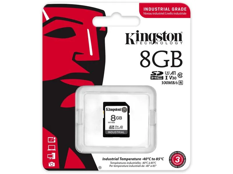 Kingston SDHC-Karte Industrial 8 GB Kingston SDHC-Karte Industrial 8 GB