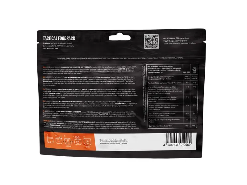 Tactical Foodpack Hauptgericht Chicken and Noodles
