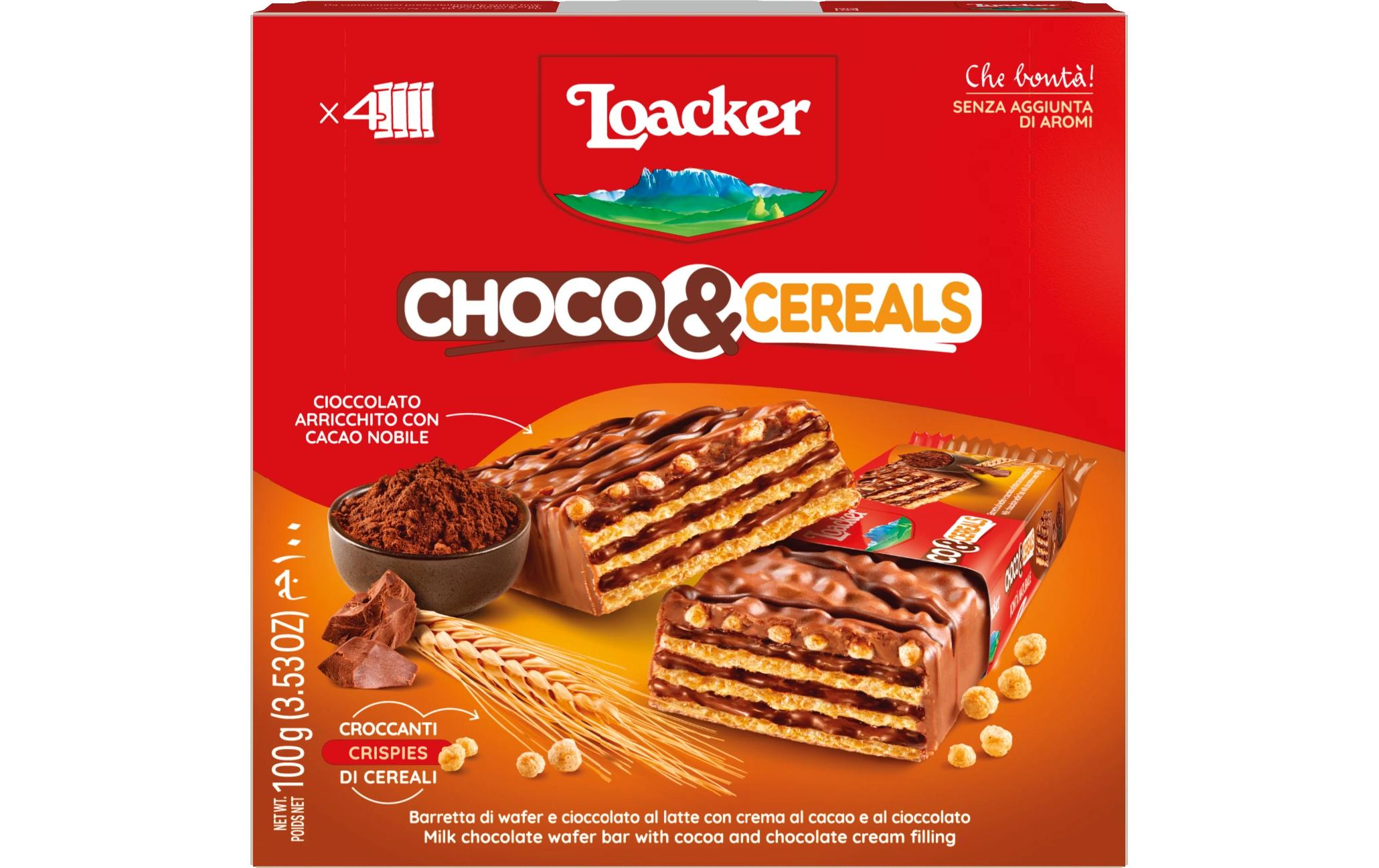 Loacker Riegel Choco&Cereals 100 g