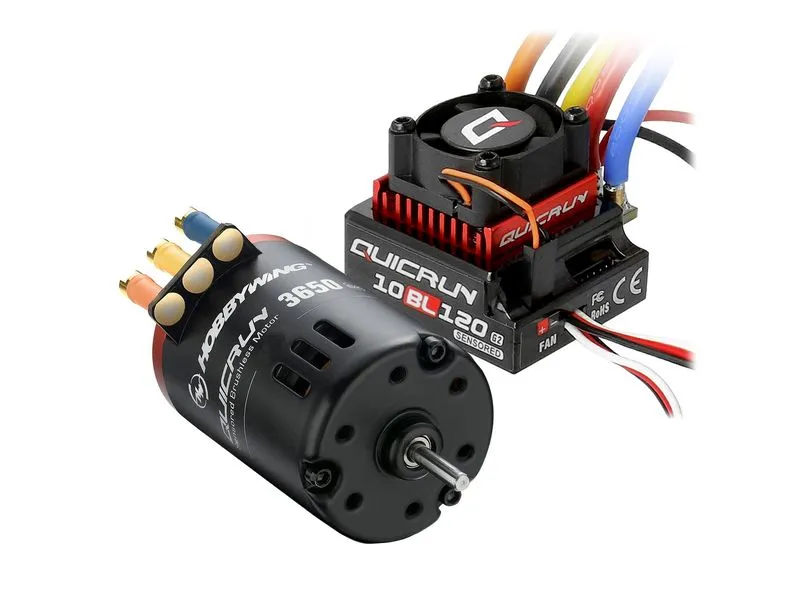 Hobbywing Brushless-Antriebsset 10BL120 G2 Combo 3650SD 13.5T 2-3S Hobbywing Brushless-Antriebsset 10BL120 G2 Combo 3650SD 13.5T 2-3S