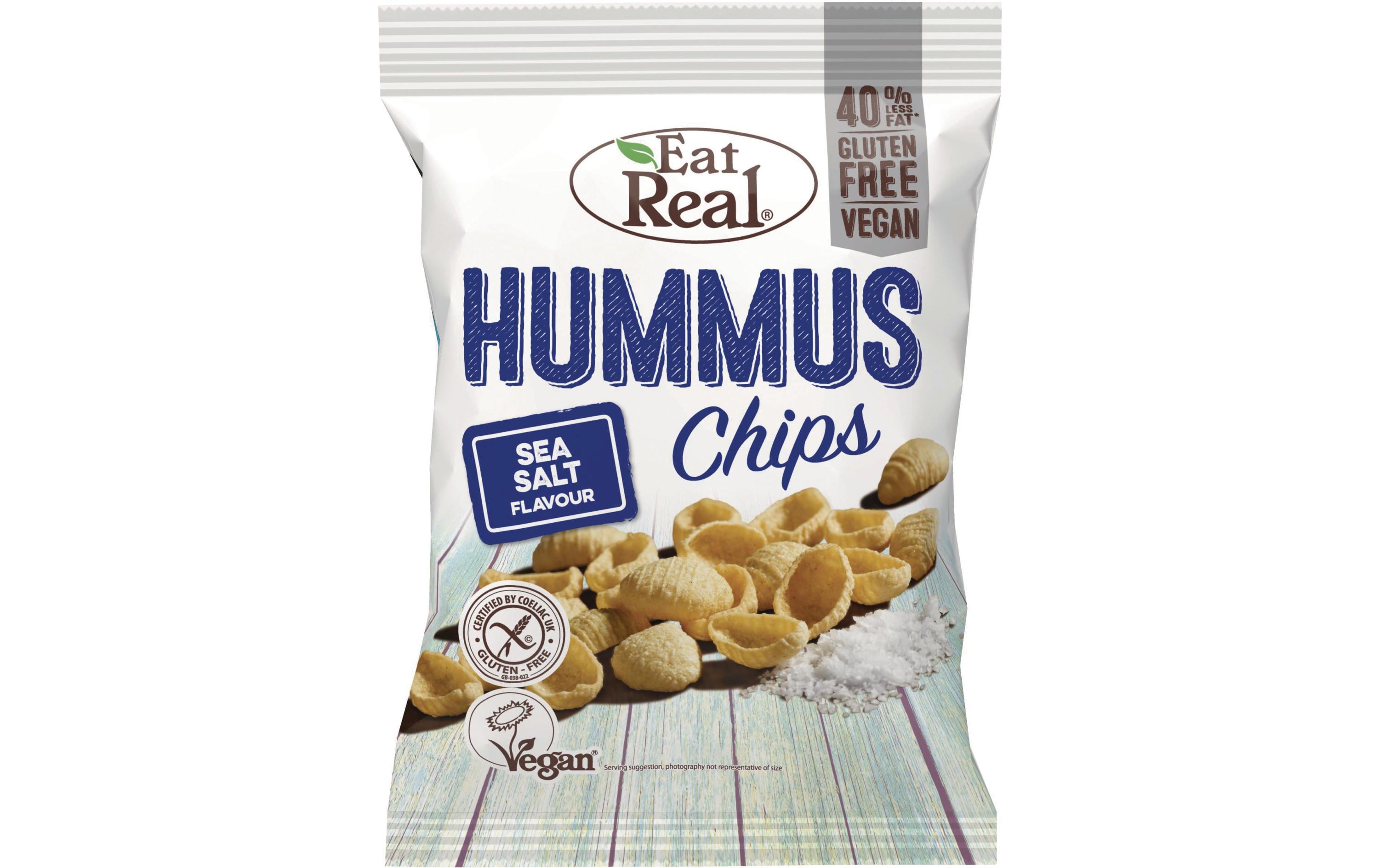 Eat Real Chips & Popcorn Hummus Chips Meersalz 135 g