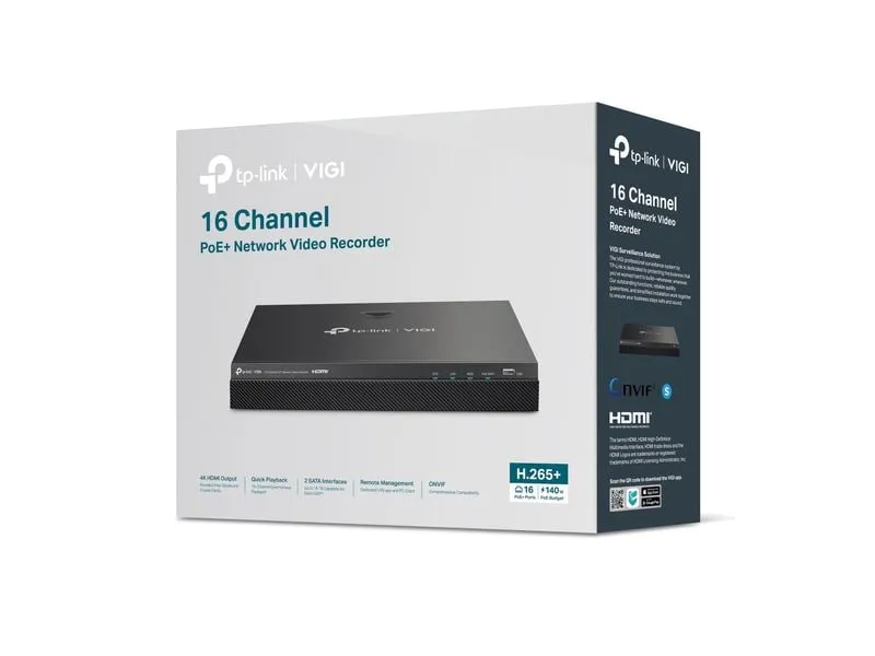 TP-Link Vigi Netzwerkrekorder VIGI NVR2016H-16MP 0 TB, 16 Kanal TP-Link Vigi Netzwerkrekorder VIGI NVR2016H-16MP 0 TB, 16 Kanal