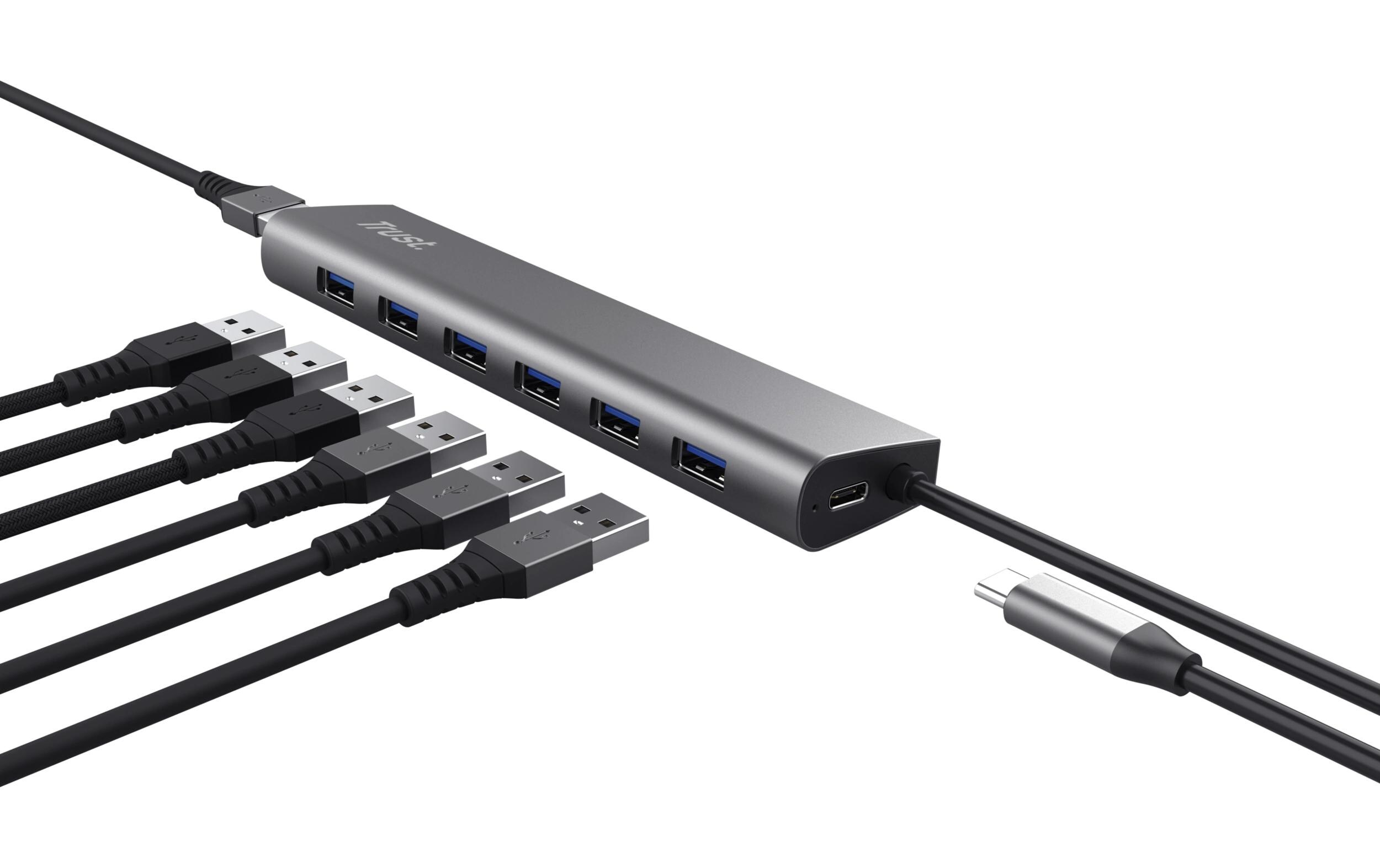 Trust USB-Hub Halyx 7C