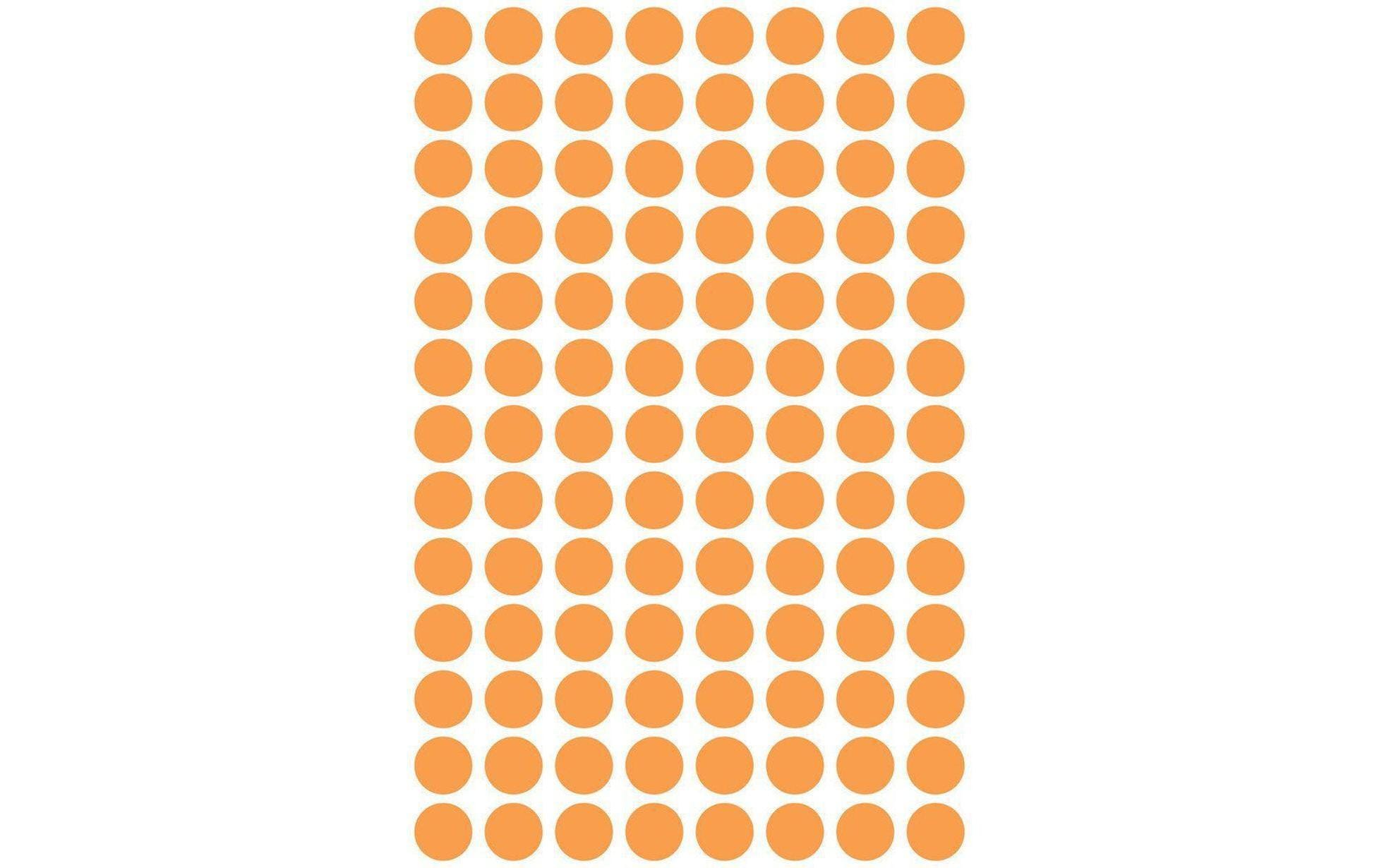 Avery Zweckform Klebepunkte 8 mm Neonorange