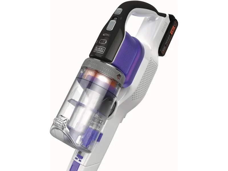 BLACK+DECKER Akku-Hand- und Stielsauger Pet 4 in 1 Lila/Weiss BLACK+DECKER Akku-Hand- und Stielsauger Pet 4 in 1 Lila/Weiss