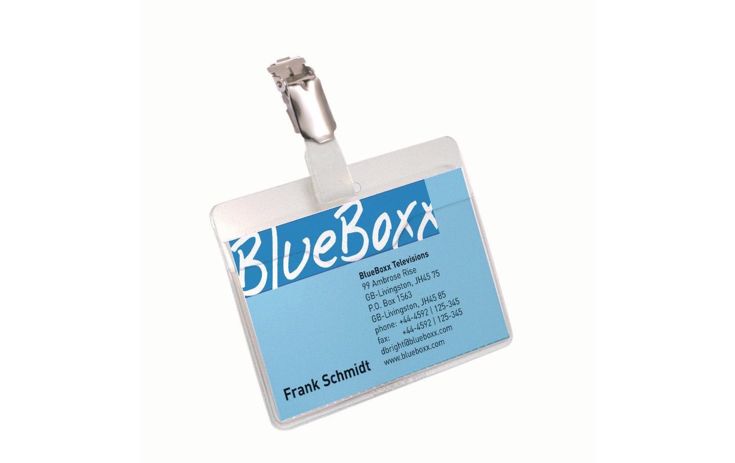 DURABLE Namensschild mit Clip 25 x 90x60 mm DURABLE Namensschild mit Clip 25 x 90x60 mm