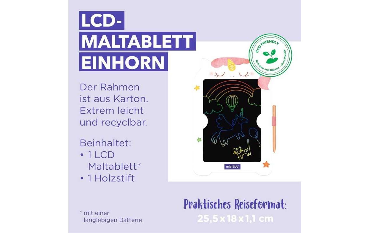 mierEdu LCD Zeichentafel – Einhorn mierEdu LCD Zeichentafel – Einhorn