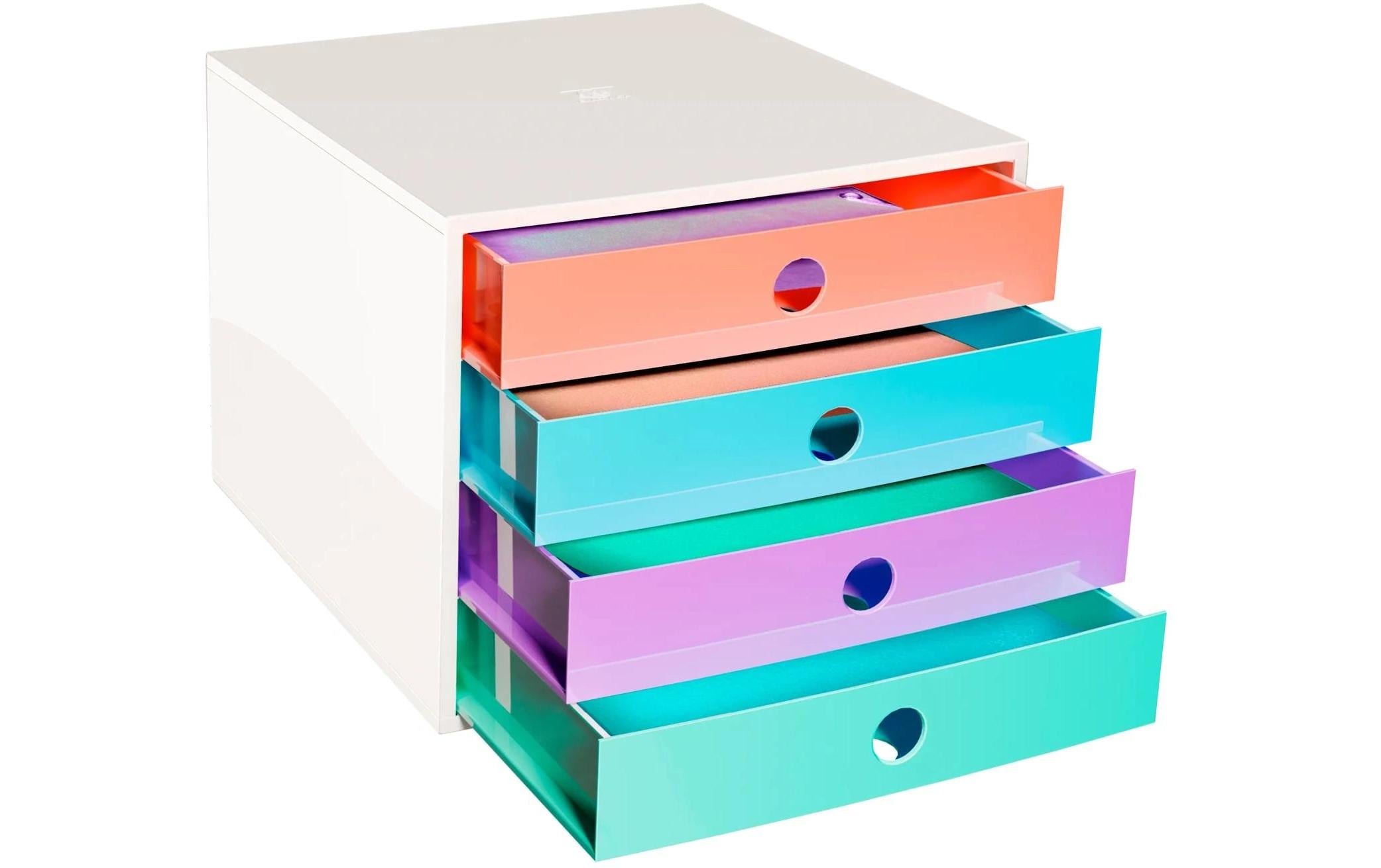 Exacompta Filibox A4+ Candy Tidy 4 Schubladen DIN A4+ Kunststoff