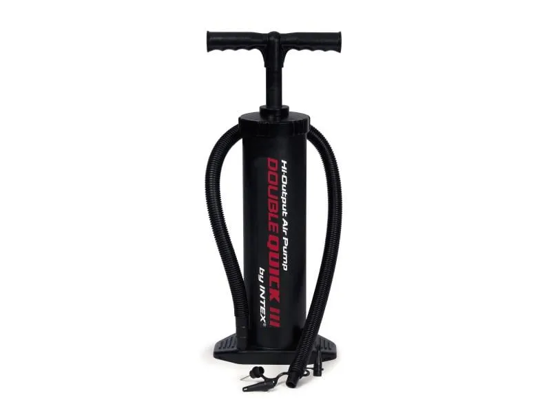 Intex Handpumpe Double Quick III Schwarz