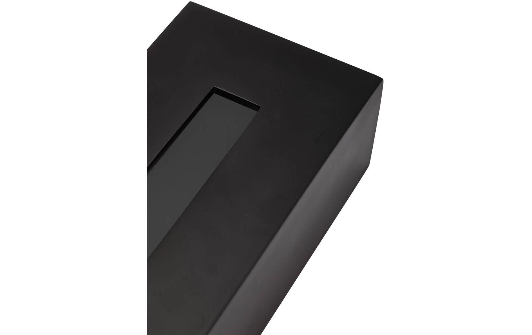 Aquanova Kosmetiktuchbox Moon Schwarz, Polymarmor