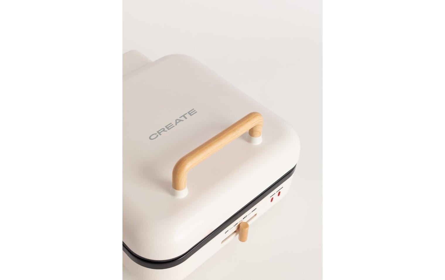 Create Waffeleisen Stone Studio Pro - 180° Wollweiss