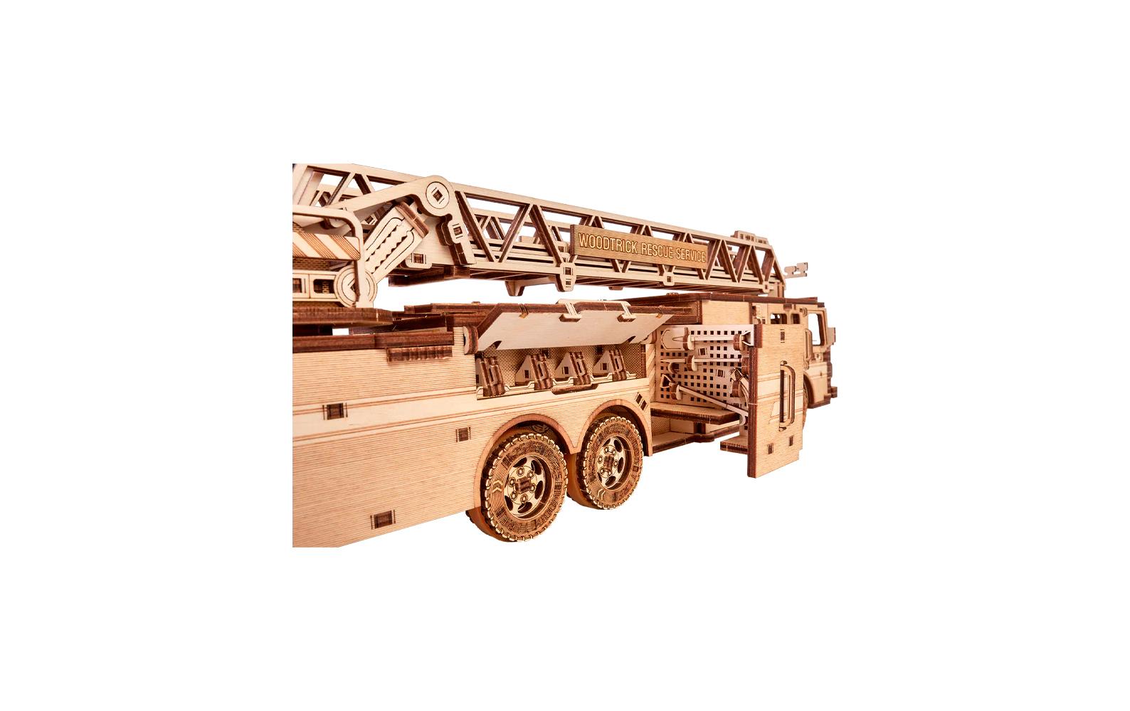 WoodTrick Bausatz Feuerwehrauto