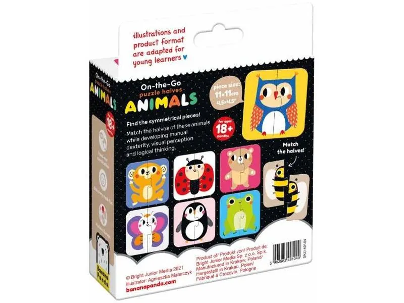 Banana Panda Puzzle On-the-Go Puzzlehälften Tiere Banana Panda Puzzle On-the-Go Puzzlehälften Tiere