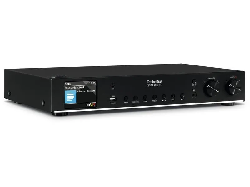 Technisat Radio-Tuner DigitRadio 143 V3 Schwarz Technisat Radio-Tuner DigitRadio 143 V3 Schwarz
