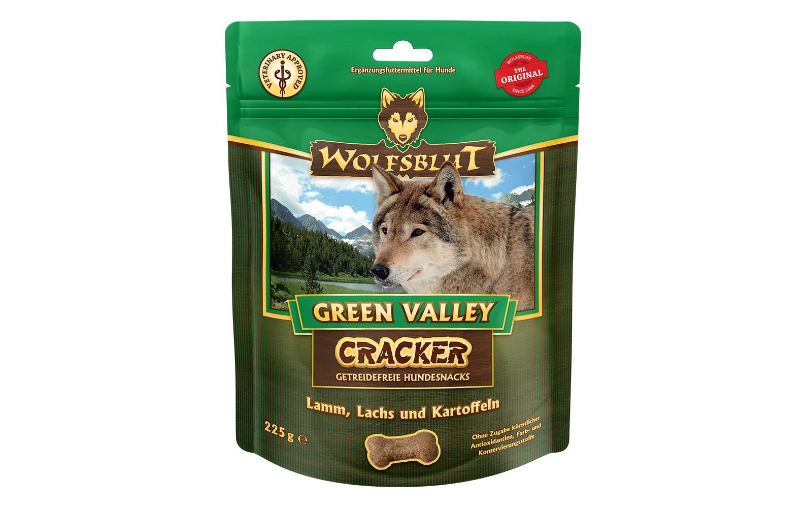Wolfsblut Snack Cracker Green Valley, 225 g