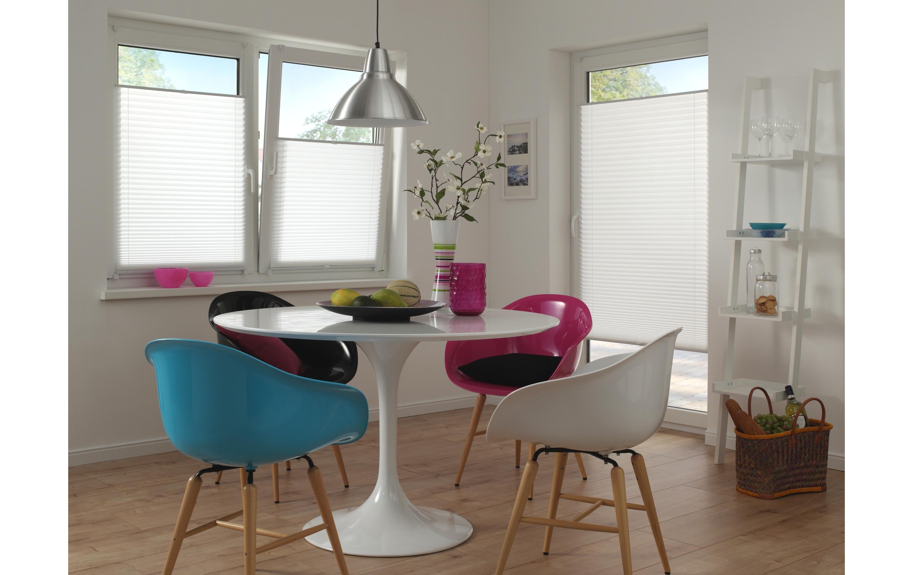 Gardinia EF Plissee Pia 50 x 130 cm, Weiss