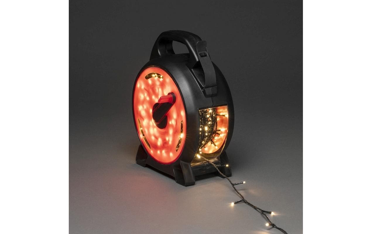 Konstsmide LED-Lichterkette mit Kabelaufroller 600 Lampen