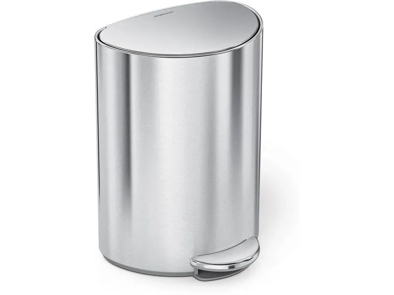 Simplehuman Abfalleimer 6 l, Silber gebürstet Simplehuman Abfalleimer 6 l, Silber gebürstet