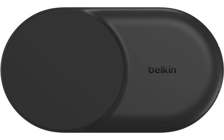 Belkin Wireless Charger UltraCharge 2in1 rund, Schwarz
