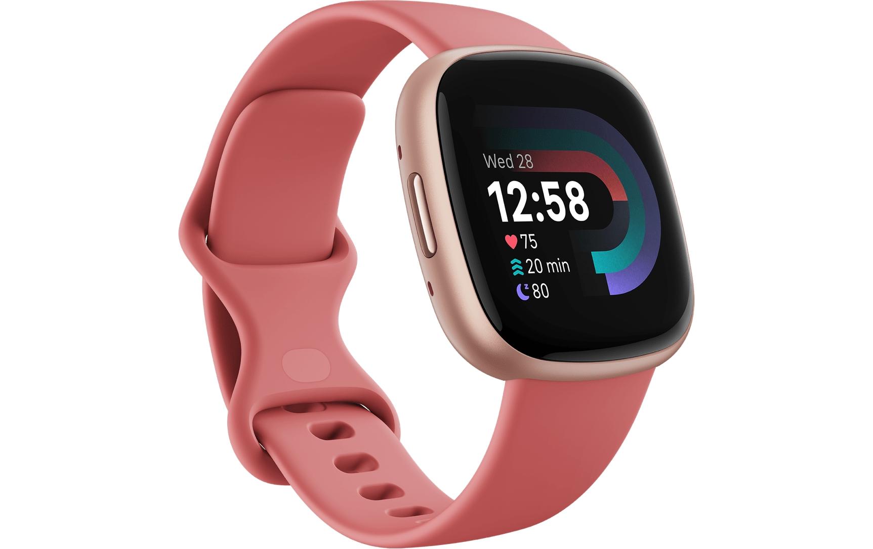 Fitbit GPS-Sportuhr Versa 4 Smartwatch Pink/Rosa Fitbit GPS-Sportuhr Versa 4 Smartwatch Pink/Rosa